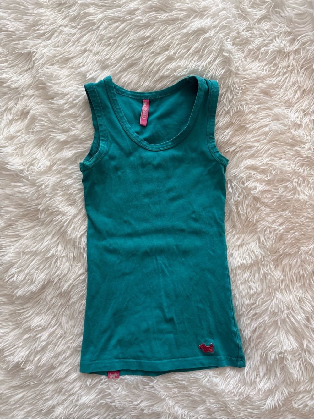 Joshua Perets Teal Tank Top